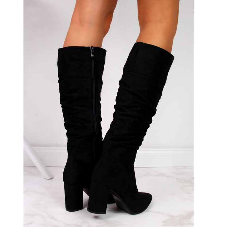 Saappaat eristetty, rypistynyt Vinceza W JAN42A musta 1