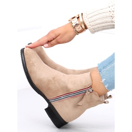 Isabel Khaki mokkanahkakengät beige 1