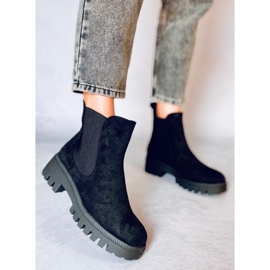 Naisen mustat Chelsea -saappaat 1