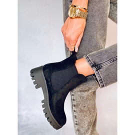 Naisen mustat Chelsea -saappaat 2