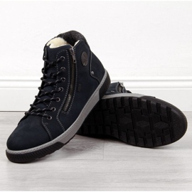 Eristetyt saappaat Rieker 38920 M tummansininen laivastonsininen 1