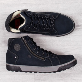 Eristetyt saappaat Rieker 38920 M tummansininen laivastonsininen 2