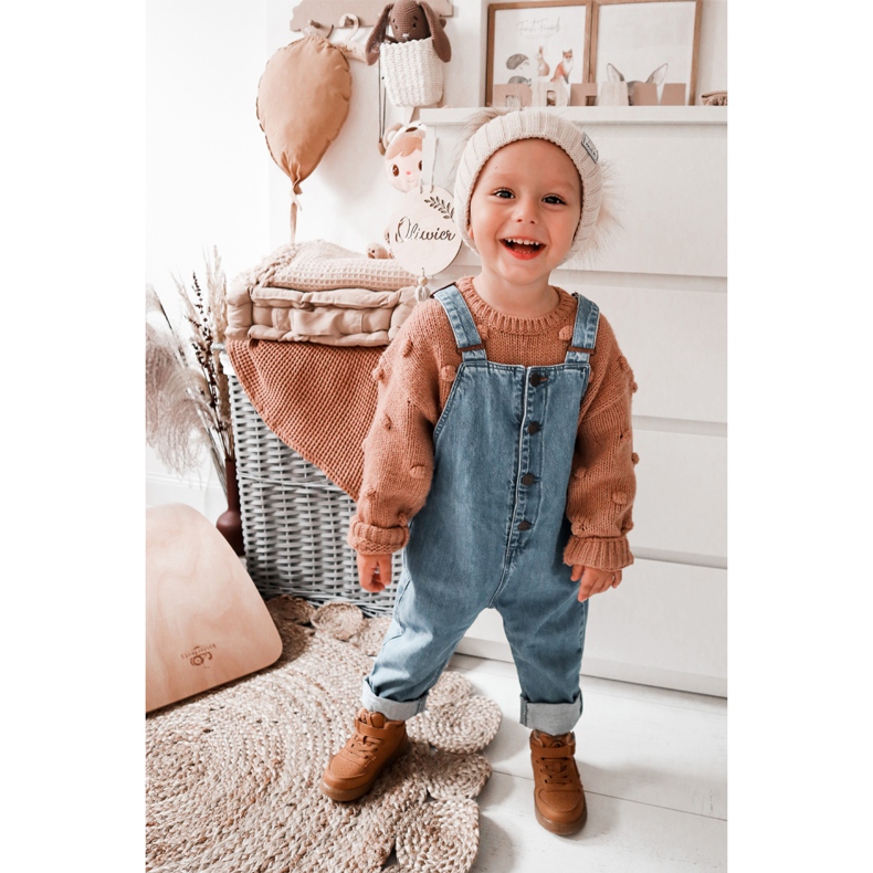 PA1 Lasten lämpimät urheilukengät Camel Clafi ruskea 1