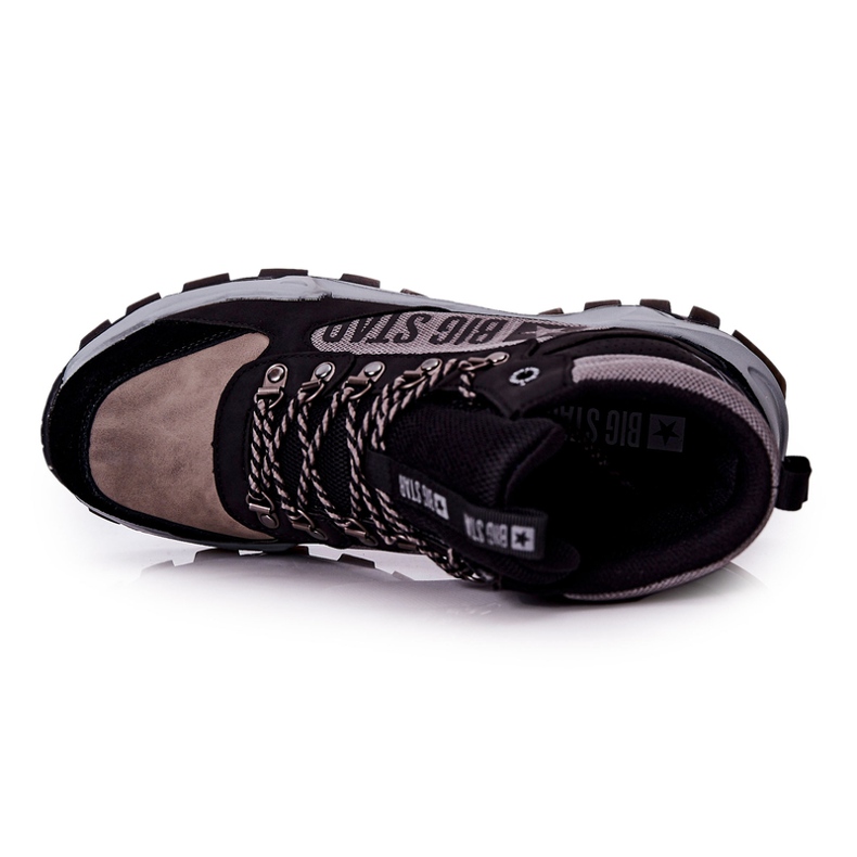 Miesten vaelluskengät Big Star II174203 Musta-Harmaa beige 1