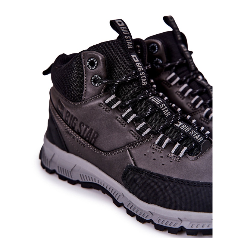 Korkeat urheilukengät Big Star II174176 Musta 1