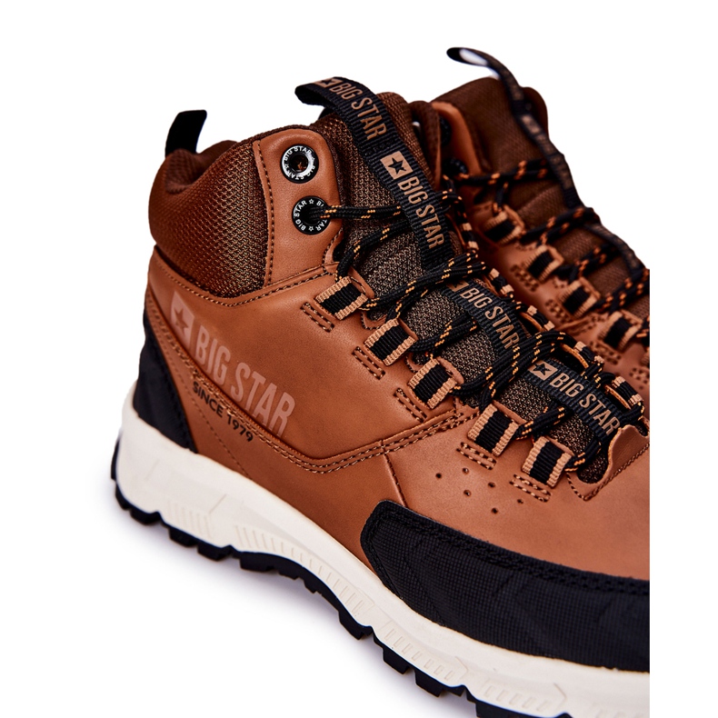 Korkeat urheilukengät Big Star II174179 Ruskea musta 1