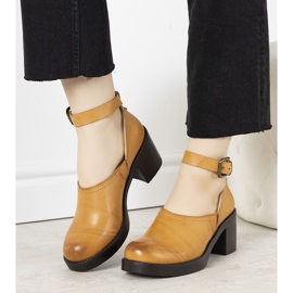 Kamelin kengät Christiane -postissa ruskea 1