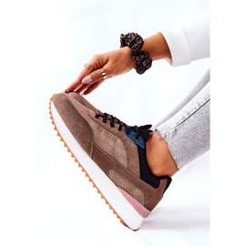 Urheilukengät Memory Foam Big Star II274407 Ruskea-Musta 2