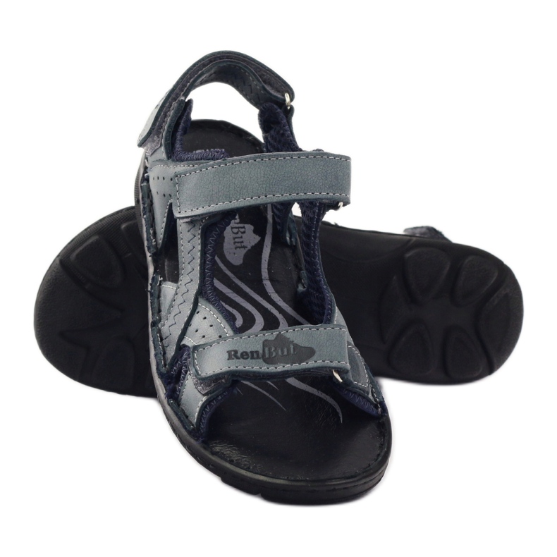 Joustavat sandaalit Ren But 4256 harmaa monivärinen 3