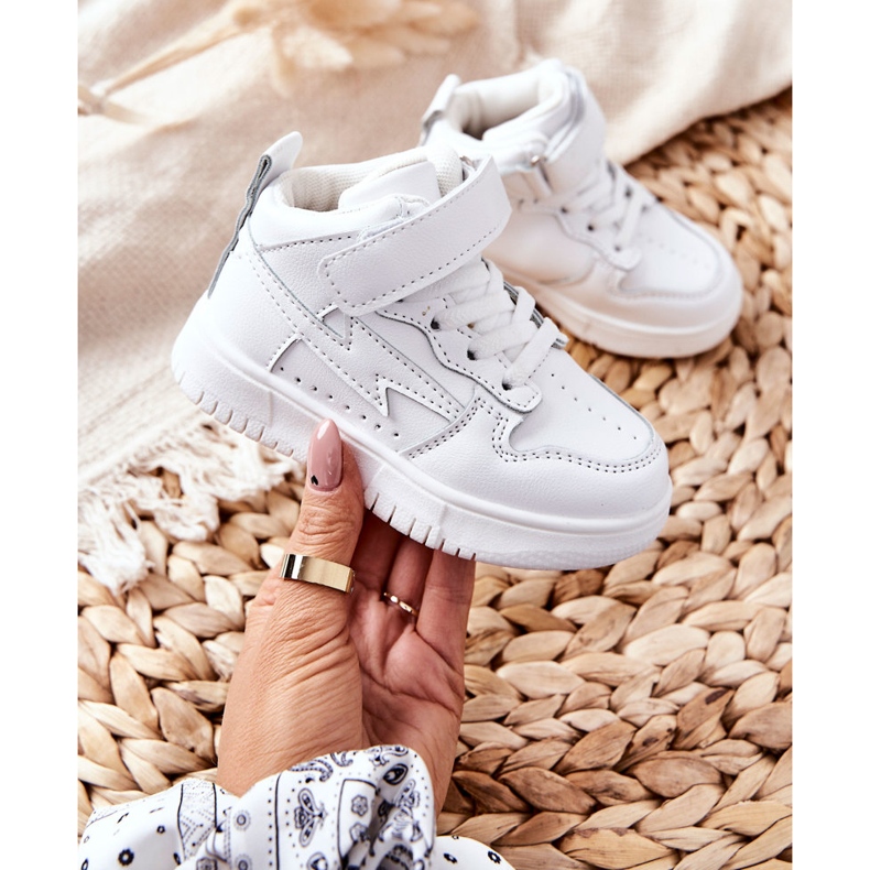 FR1 Lasten korkeat urheilukengät Valkoinen Bartnie 2