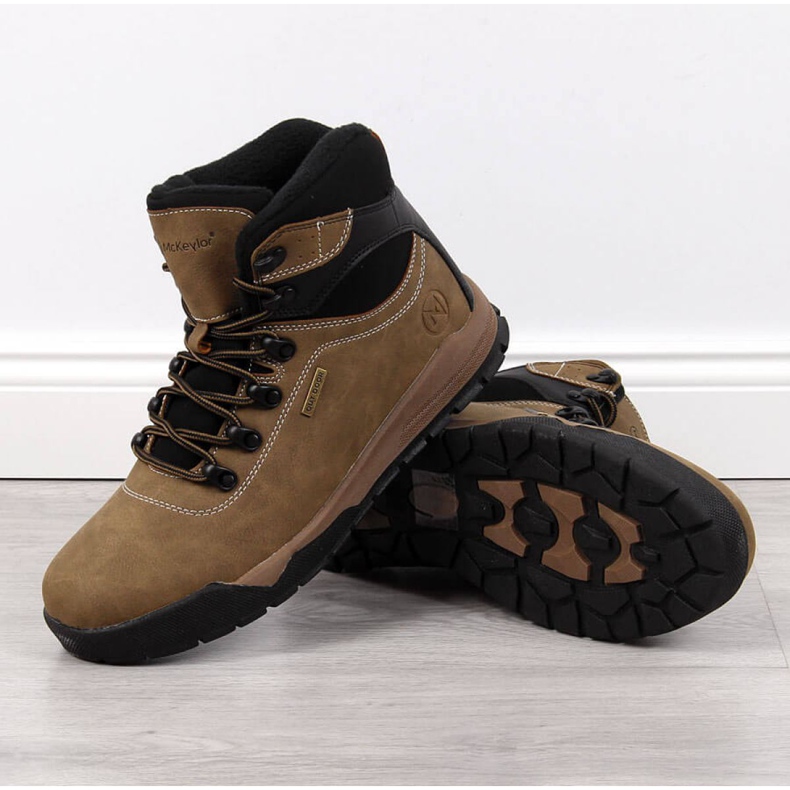 Eristetyt saappaat McKeylor M JAN57B khaki ruskea 1