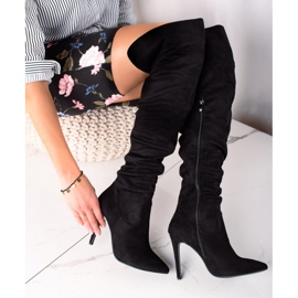 TRENDI Seksikkäät korkokengät musta 2