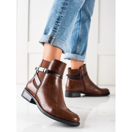 W. Potocki Tyylikkäät ruskeat Potocki -saappaat 1