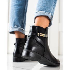 W. Potocki Tyylikkäät mustat Potocki -saappaat 1