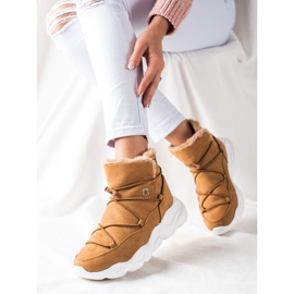 Naisten lumikengät Big Star II274266 ruskea 1