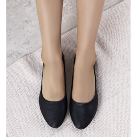 Silman mustat ekopohjaiset ballerinat 1