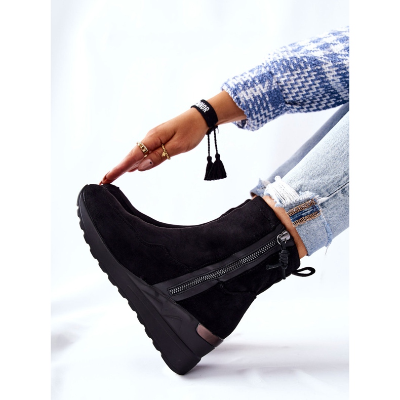 PE1 Mustat Athelaine mokkanahkaiset kiilakengät 2