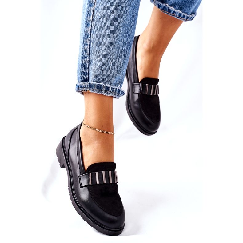 S.Barski Montiuksen naisten mustat kengät 1