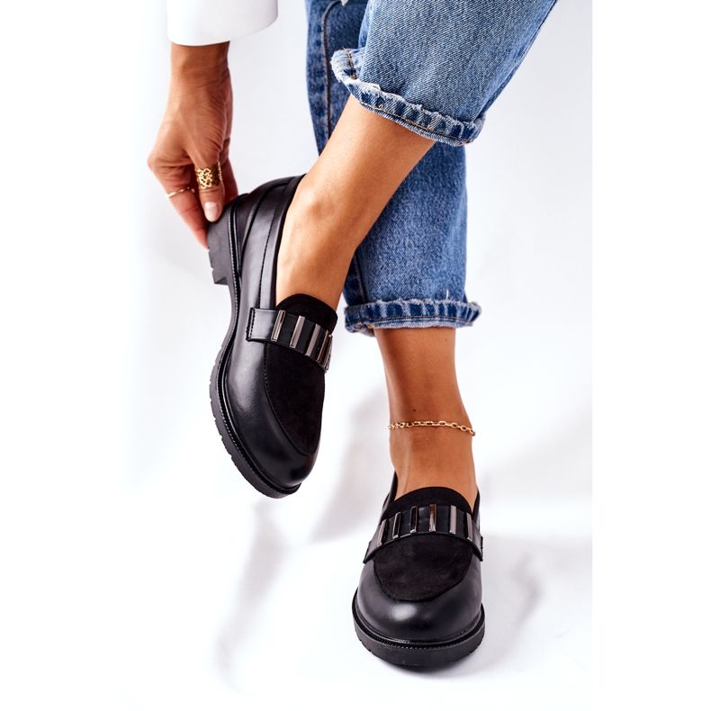 S.Barski Montiuksen naisten mustat kengät 4