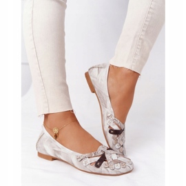 Naisten nahkabaleriinit Maciejka 01358-44 Dirty Beige 3