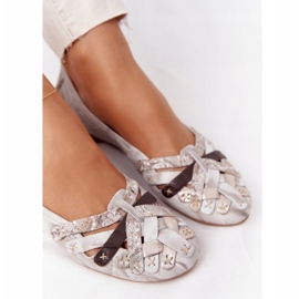 Naisten nahkabaleriinit Maciejka 01358-44 Dirty Beige 5