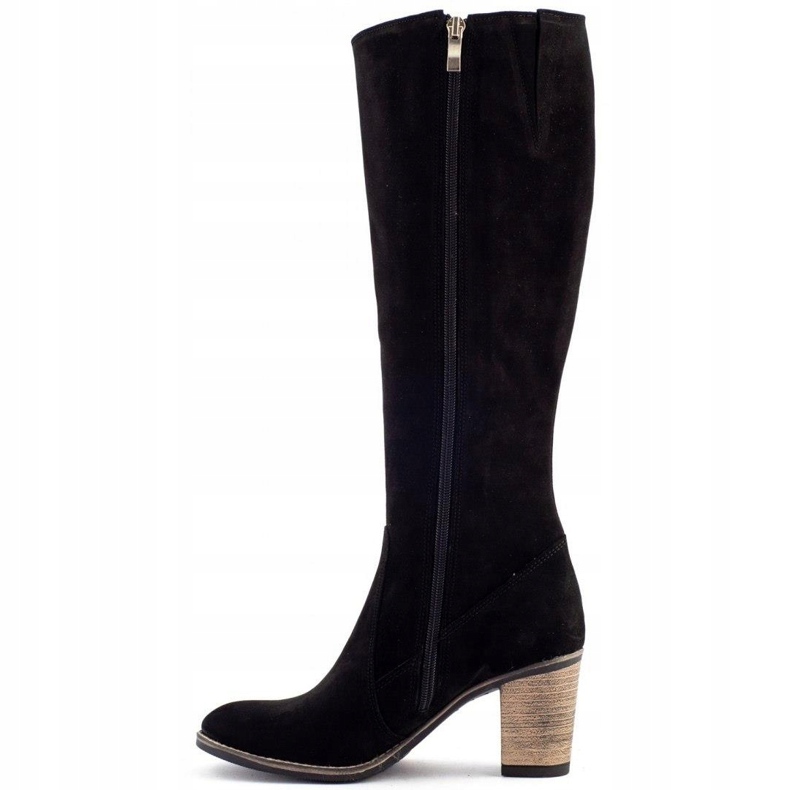 Olivier Naisten mustat eristetyt saappaat postissa 1