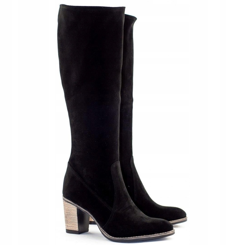 Olivier Naisten mustat eristetyt saappaat postissa 2