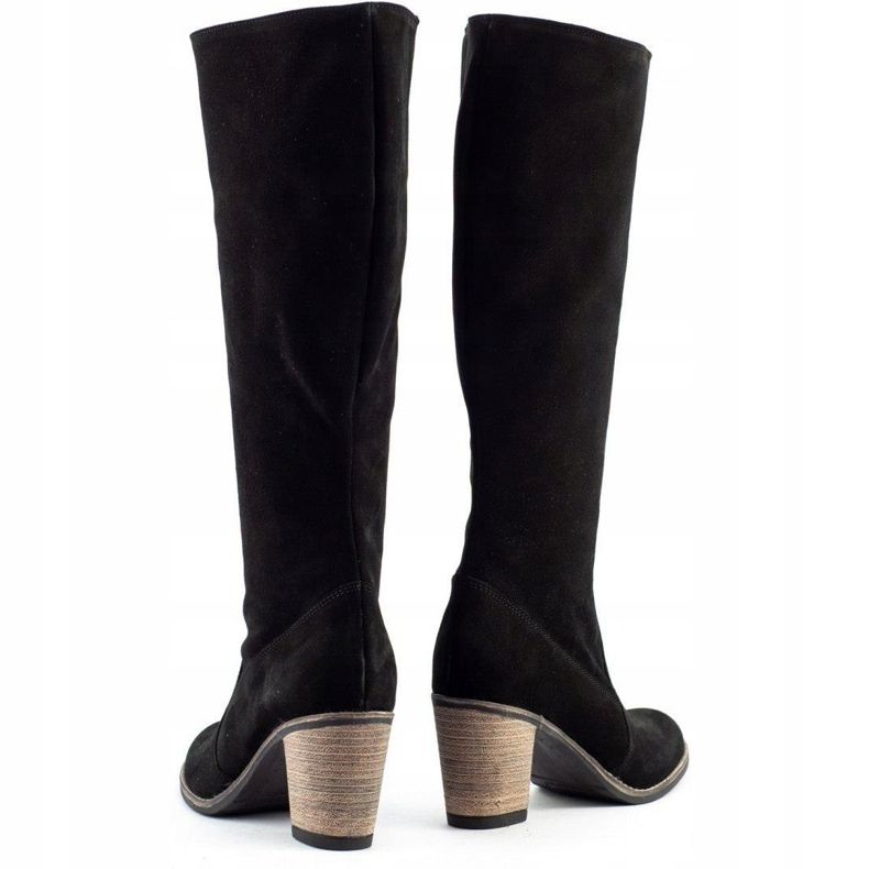 Olivier Naisten mustat eristetyt saappaat postissa 3