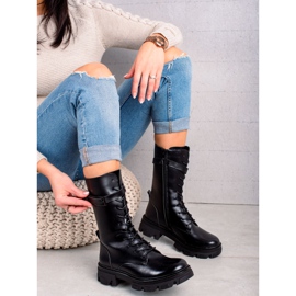 Klassiset Sergio Leonen saappaat musta 1