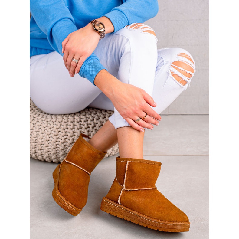 Naisten lumikengät Big Star II274441 ruskea 1