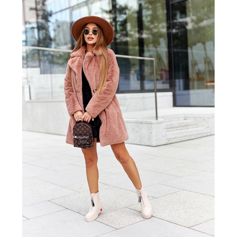 PS1 Naisten saappaat Platform Beige Charlee 1