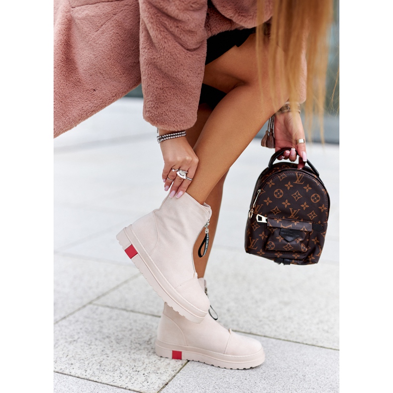 PS1 Naisten saappaat Platform Beige Charlee 2