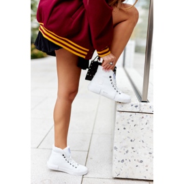 Naisten lenkkarit Big Star II274156 Valkoinen eristetty 1