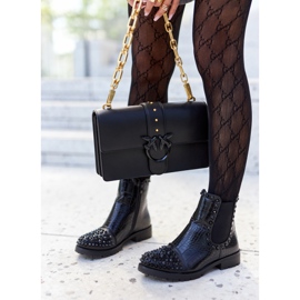 Musta Monah Jodhpur saappaat suihkulla 1