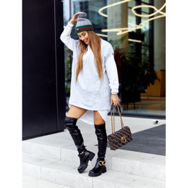 Korkea saappaat koriste -elementti musta Masha 1