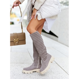 PA2 Mokkanahka, jossa avoin kuvio vaaleanruskea Eldime 2