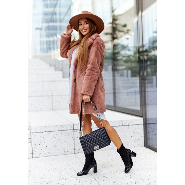 Nahkaiset saappaat Laura Messin mustalla 2262 1