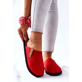 Big Star Naisten kotitossut Panto Fino II267002 Punaruskea 1