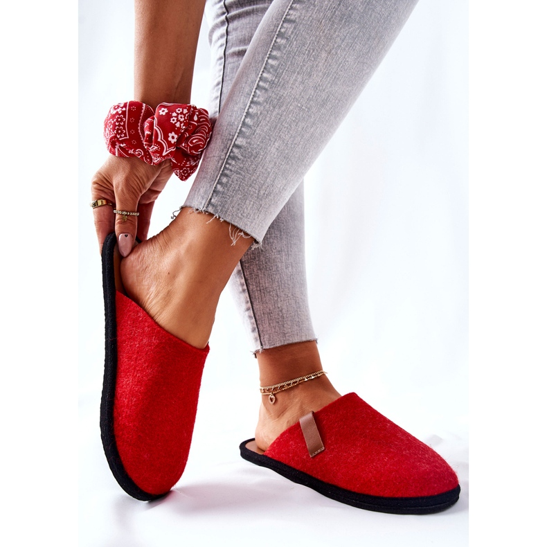 Big Star Naisten kotitossut Panto Fino II267002 Punaruskea 2