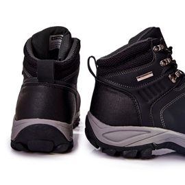 PE1 Miesten lämpimät vaelluskengät Dannis musta 1