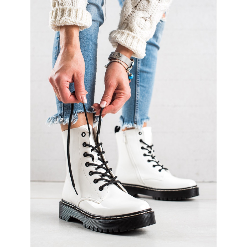 Vinceza Tyylikkäät, lämpimät Trapperit valkoinen 2