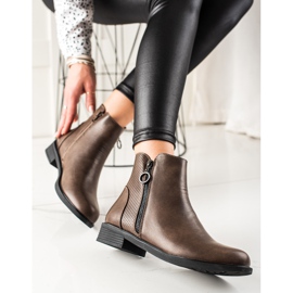 TRENDI Muodikkaat ruskeat saappaat 1