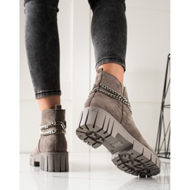 Goodin Saappaat alustalla ketjulla beige 1