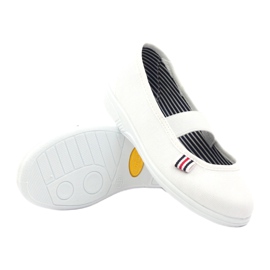 Tyttöjen tossut Tšekin Befado 274X013 valkoinen 3