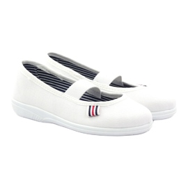 Tyttöjen tossut Tšekin Befado 274X013 valkoinen 4