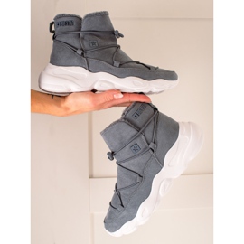 Naisten lumikengät Big Star II274264 harmaa 1