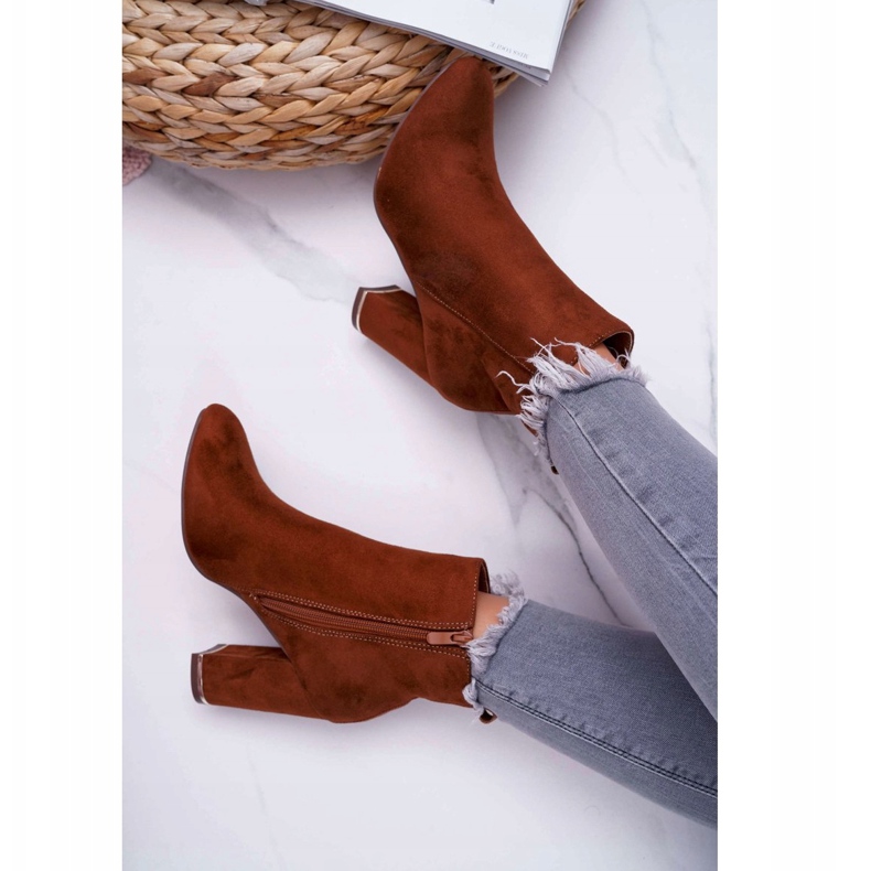 Naisten Camel-korkokengät ruskea 4