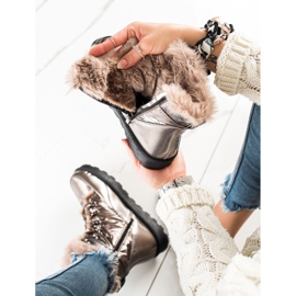 W. Potocki Lämpimät Potockin lumisaappaat ruskea 1