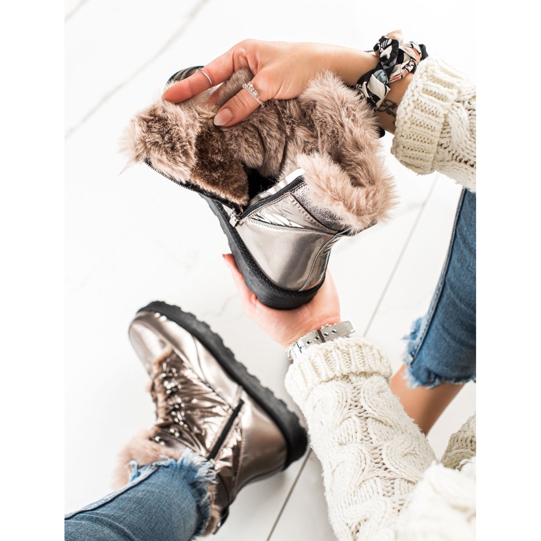 W. Potocki Lämpimät Potockin lumisaappaat ruskea 1