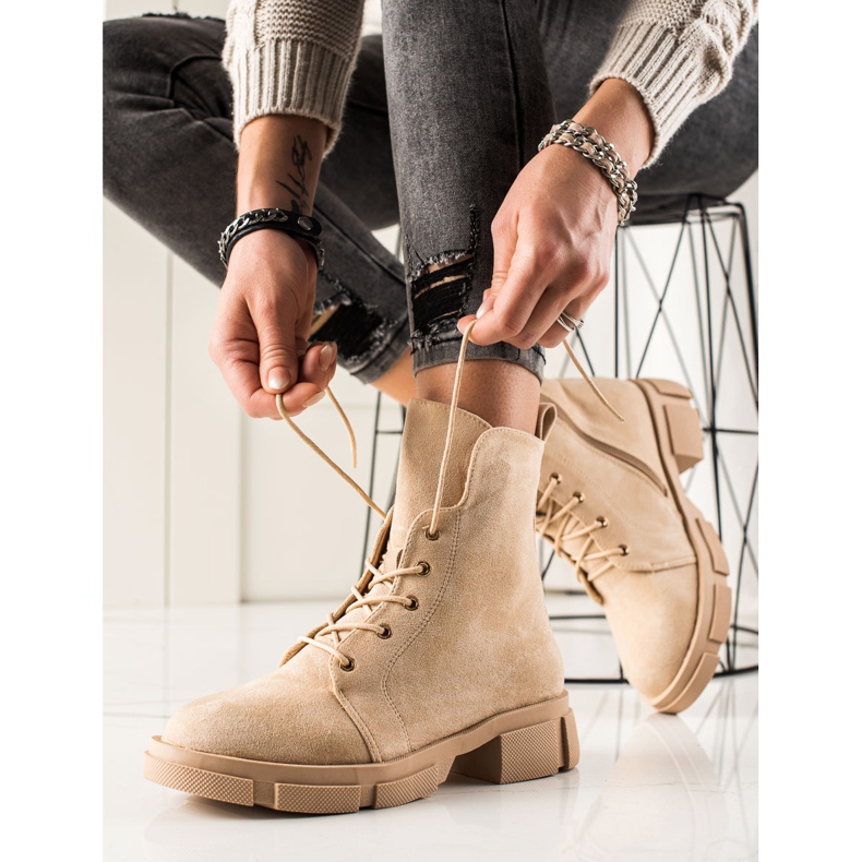 Goodin Mokkanahkatyöläiset beige 1